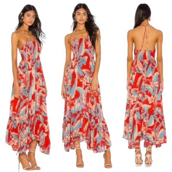 Free People Dresses & Skirts - free people heat wave red floral maxi dress